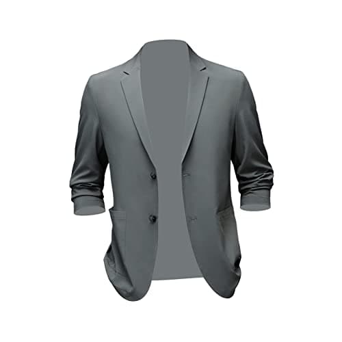 ZOOMELLA Suit Jacket Men Mens Sport Coats and Blazers Suit for Party Office Festivals Gray Green Color L 4
