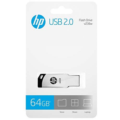 HP v236w USB 2.0 64GB Pen Drive, Metal 5
