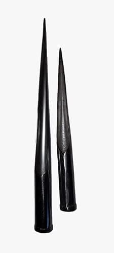 Parkhi Mild Steel Rice & Grain Sampler Set (Pack of 2 – 12 Inch & 9 Inch) – Heavy Duty Sampling Probe Tool for Wheat, Pulses & Storage Testing | Rust Resistant Food Grade Steel Sampler
