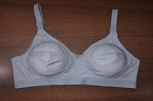Piylu Women Non-Padded Full Coverage Bra for Heavy Bust Support | Plus Size Comfortable Bra | Wide Straps for Extra Support | Seamed Cups Everyday Wear Bra for Women & Girls 3