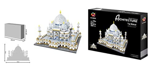 Magicwand® DIY 3950 Pcs TAJ Mahal Building Blocks for Kids & Adults【14 Yrs & Up】【Pack of 1】【White】 5