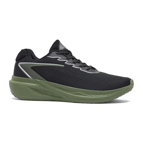 Campus Men's Force Black/Oil GRN Running Shoes - 8UK/India 1 Pair