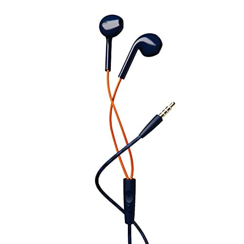 Boat Bassheads 105 Wired in Ear Earphones with Mic (Blue)