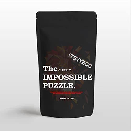 Itsyyboo The Clearly Impossible Puzzle 200 Piece Brain Teaser, Very Difficult&Fun , Clear Acrylic 3Mm Thickness Made In India (Crystal Clear) - Kids