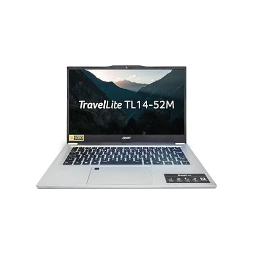 acer TravelLite Business Laptop, 13th Gen, Intel Core i7-1355U Processor (Windows 11 Home/16 GB RAM/512 GB SSD) TL14-52M with 35.5 cm (14") Full HD IPS Display, 1.38 kg