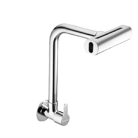 Kitchen Wall Mounted Sink Cock | Different Modes Chrome Finished - Sink Cock Multi Flow