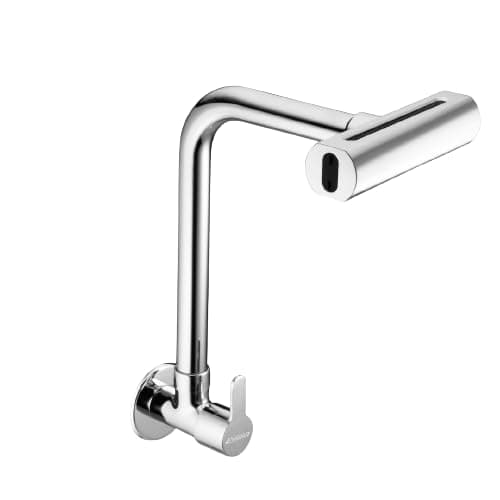 Kitchen Wall Mounted Sink Cock | Different Modes Chrome Finished - Sink Cock Multi Flow