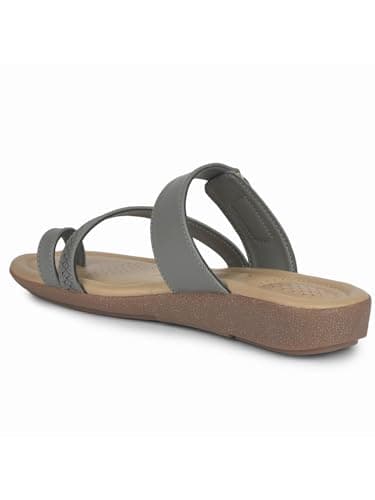 Bata Comfit Bianca Toe Ring E Women's Brown Flat Sandals - 7 UK (5714045) 3