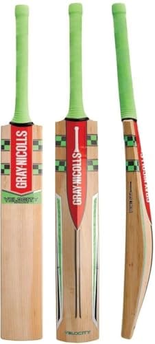Pro Play Cricket Bat Popular WillowFull Size with Bat Cover Play for Rubber Ball | Tennis Ball | Plastic Ball (Grey Nicols)