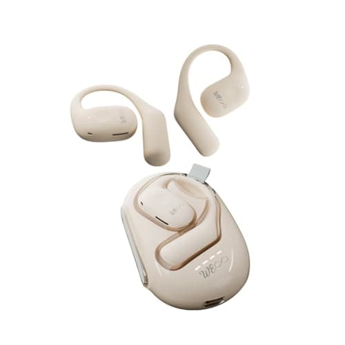WE Sport Open Wireless Stereo Earbuds with BT 5.3, Low Latency, Smart ENC, 28H Playtime, 10-Min Charge for 2H Playback, IPX4 Water Resistance, Type-C Charging, Snug Fit, Perfect for Gym