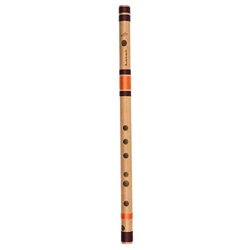 Punam Flutes D Sharp Medium Right Hand Bamboo Flute/Bansuri Size 16.3 Inches 5