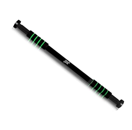 Roughhouse Multi-Functional Pull-Up Bar For Home Workout| No Screw pull up bar stand Anti-Skid Grip [Length 60-100 CM] For Pull-Ups, Chin-Ups and Stretching Adjustable Upper Body Core Workout(1.2 Kg) 2