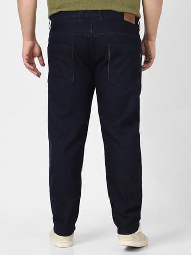 Urbano Plus Men's Dark Blue Regular Fit Denim Jeans Stretchable (plusepsjeanp-dblu-44) 4