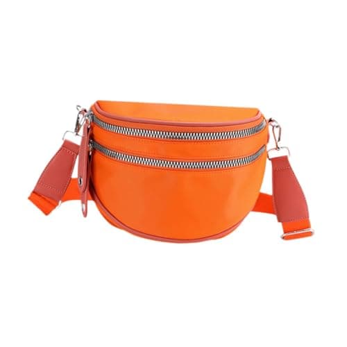 ATORSE Women Shoulder Bag Travel Purse Handbag For Vacation Traveling Party Orange 2