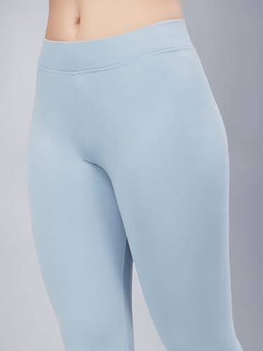 Plus Size Active Wear Capri for Women | Yoga Pant for Women Sky Blue 4