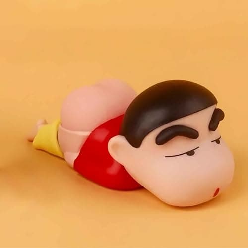 RVM Toys 10cm Shinchan Figurine Cartoon Action Figure Toys Funny for Boys & Girls PVC Car Dashboard Table Toy Red 2