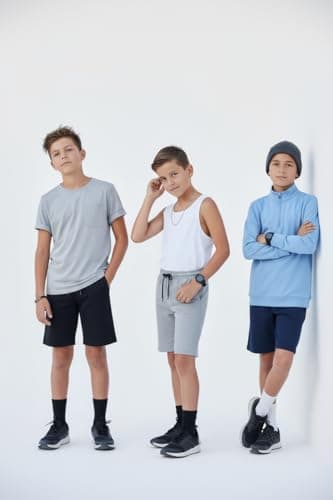 THE BLAZZE Boys School Uniforms Shorts R001 VB5 Black Grey Navy 5 Years 6 Years 3