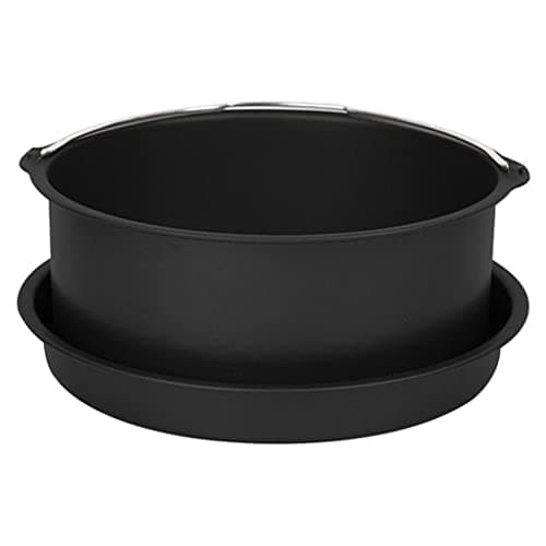 HEAVENGLOW 2Pcs Baking Tin Pan Air Fryer Oven Non Stick Cake Barrel Cookware 6 Inch|Home & Garden | Kitchen Dining & Bar | Small Kitchen Appliances |1 Piece Cake Bucket