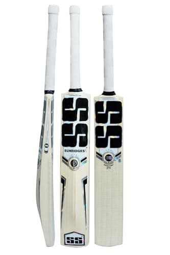 SS Shivam Dubey Kashmiri Willow Cricket Bat, 1200 Grams, Short Handle for Men, Premium Willow for Leather Ball, Lightweight, Strong Grip, Shock Absorption, Ideal for Professional Players 4