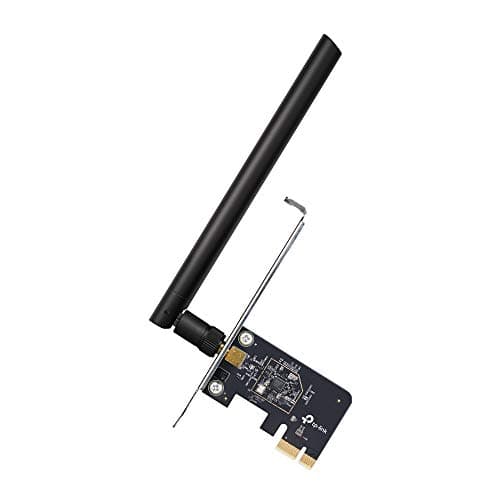 TP-Link PCIe WiFi Card AC600 for Desktop PC, Dual Band Wireless Internal Network PCI Express Adapter (Archer T2E) High-Gain Antenna, MU-MIMO, WPA3, Low Profile, Supports Windows 10/11