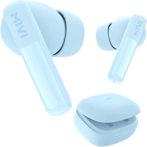 Mivi DuoPods Echo | AI-ENC Calls| IPX 4.0 Earphone Wireless | 13mm Drivers Earbuds | TWS Earphone Wireless with Bluetooth 5.3 | Made in India | 1 Year Warranty | 60 Hours Playtime