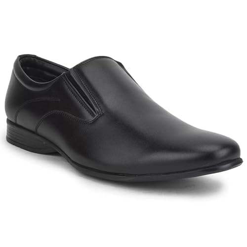 Zixer F6012 Office Wear Soft Derby Formal Shoes for Men || Boys Semi Formal Wedding Party Boots for Men Black