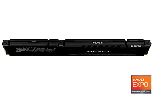 Kingston Fury Beast 16GB 5600MT/s DDR5 CL36 DIMM Desktop Memory Single Module KF556C36BBE-16 2