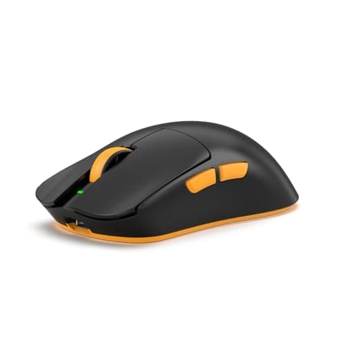 Cosmic Byte Aether Tri-Mode Wireless Gaming Mouse | 2.4GHz + Bluetooth + Wired | Pixart PAW3311 Sensor | 12000 DPI | 1000Hz Polling | 55g | 100M TTC Optical Switches | Replaceable Battery (Black)