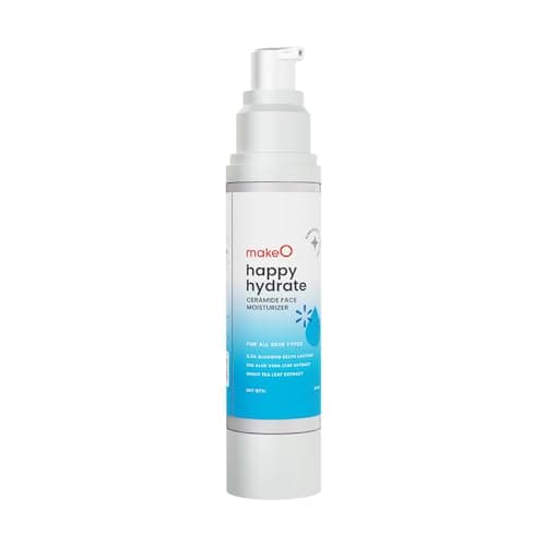 makeO Happy Hydrate Ceramide Face Moisturizer | With Shea Butter, 3. 0.5% Squalene & 1% Petrolatum I Ceramide Cream Moisturizer | Suitable for All Skin Types | Soft Moisturized Skin I 50 ml