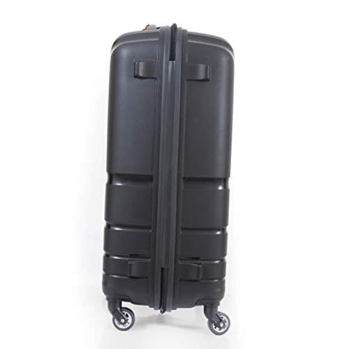 American Tourister Medium Trolley Bag for Travel | Upland Spinner 68 Cms Polypropylene Hardsided Check-in Luggage Bag | Suitcase for Travel | Trolley Bag for Travelling, Black 3