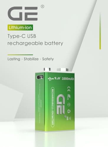 🅶🅴⇝9V-Rᴇᴄʜᴀʀɢᴇ Pʀᴏ Nᴇxᴛ-Gᴇɴ 𝗟𝗜𝗧𝗛𝗜𝗨𝗠 ʙᴀᴛᴛᴇʀɪᴇꜱ 1000mAh - Nᴇᴡ Lᴀᴜɴᴄʜ ɪɴ 2026,ʙᴜɪʟᴛ-ɪɴ 𝗨𝗦𝗕-𝗖 & Wireless Fᴀꜱᴛ ᴄʜᴀʀɢɪɴɢ Pᴏʀᴛ |Pᴀᴄᴋ ᴏꜰ 2 ʙᴀᴛᴛᴇʀɪᴇꜱ|10 ʏᴇᴀʀꜱ ᴏꜰ ʟɪꜰᴇ |1500+ ʀᴇᴄʜᴀʀɢᴇꜱ 2
