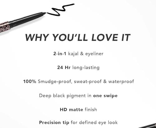 Intense Black 24H Kajal Eyeliner Duo 4