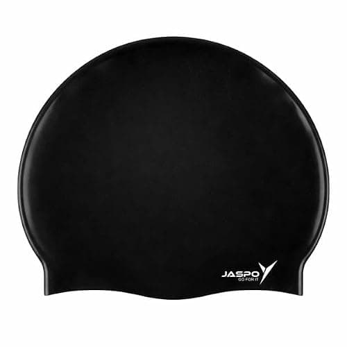 Jaspo Swimming Kit | Unisex Stretchable, Anti-Slip Swimming Cap & Swimming Goggles with Anti-Fog Lenses & Adjustable Strap | UV Protection | Comfortable Fit 3