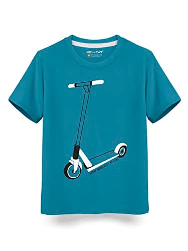 HELLCAT Boys Printed Round Neck T-Shirt with Shorts Set | Multicolor | Pack of 3_Yellow_7-8Years 4