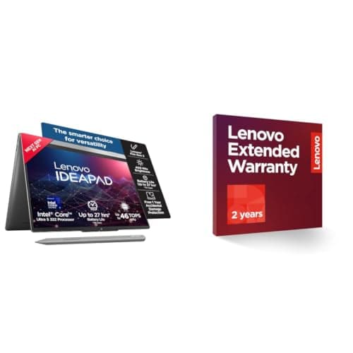 Lenovo IdeaPad 5 2-in-1 Convertible Laptop Intel Core Ultra 5 322 16GB RAM 512GB SSD 14" (35.5cm) WUXGA IPS Copilot+PC Windows 2 Year Onsite Warranty + Accidental Damage Protection