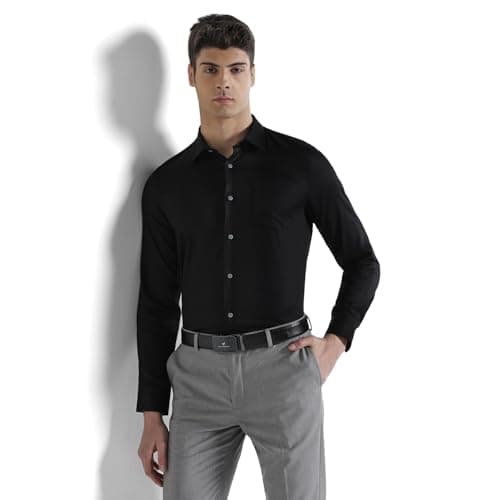 Blackberrys Men India Slim Fit Formal Shirt Black 5