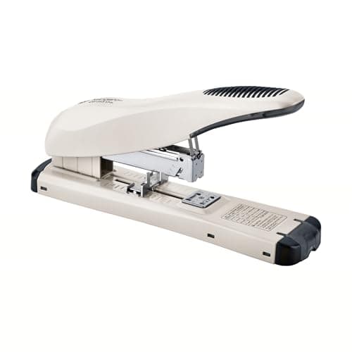 Kangaro Desk Essentials DS-23S13QL Heavy Duty Stapler | 100 Sheet Capacity & Quick Loading | Built-in Staple Storage, 23/6–23/13 (Body Color May Vary, Pack of 1)