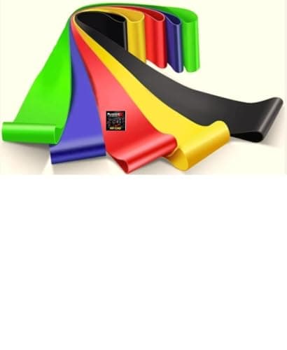 PhysiqueX Resistance Bands Set for Exercise (5 Loop Bands 5–40 lbs) | Workout Bands for Gym, Yoga, Glutes, Legs, Home Fitness Training, Strength Training, Physical Therapy, Stretching 2