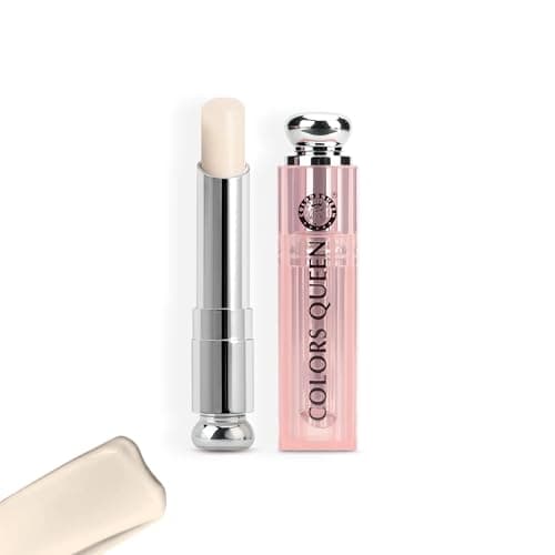 Colors Queen Lip Glow Color Changing Lip Balm | Instant Hydration, Nourishing Formula Gives Sheer Pink Tint | Repairs Damaged Barrier | Lip Balm for Dry & Chapped Lips - 3.2g