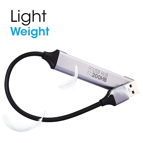 Zebronics 200HB USB 3.0 4 Port hub with Hi Speed Data Transfer, Aluminum + ABS Body, 15cm Cable, SLE 3