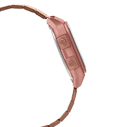 Casio Unisex-Adult Vintage B650WC-5ADF Rose Gold Digital Dial Rose Gold Stainless Steel Band D200 3