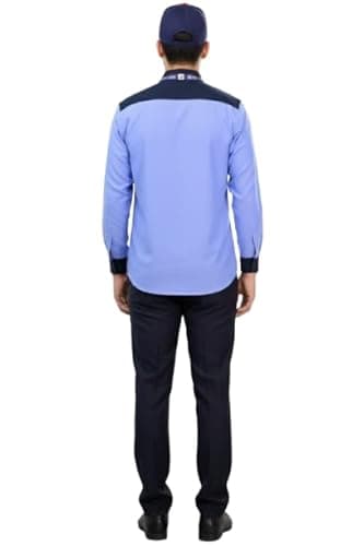 HPCL Hindustan Petroleum Staff Uniform Full Shirt Petrol Pump Duty Wear for Men Regular Fit Workwear Shirt (in, Alpha, L, Regular) 5