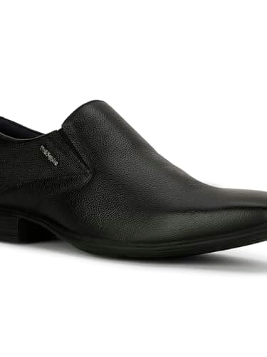 Hush Puppies Boston Slipon E 23 Men's Black Formal Shoes - 9 UK (8556002) 6