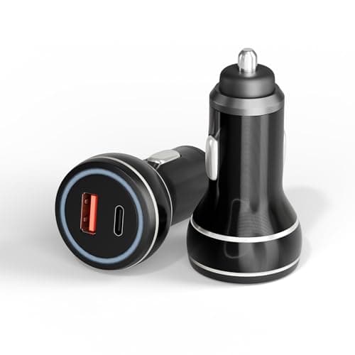 AILKIN 145W Fast Charging Car Charger,Dual Output 100W QC + 45W PD Type C Car Adapter,Quick Car Charging Compatible with All Cars for iPhone & Android Smartphone,Smartwatch,Earbud,Power Bank & More 2