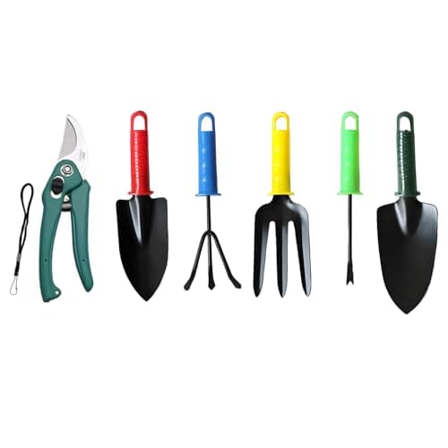 Oblivion Steel Plant Cutter Gardening Scissors Tools - Flower Cutter | Garden Scissors, Pruning Seeds, Grass Cutter, 18cm (Multicolor)