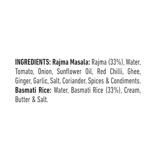 Gits Ready to Eat Basmati Rice & Rajma Masala Combo Meal, Pure Veg, Heat and Eat, 375g 3