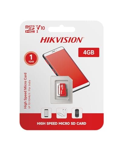HIKVISION Extreme 4GB microSDXC Memory Card Class 10, V30 | 20MB/s Read, 8MB/s Write Speed | Compitable with Smartphones, Camera, CCTV | Drop Protection | Memory Card | 3 Yrs Warranty. 2