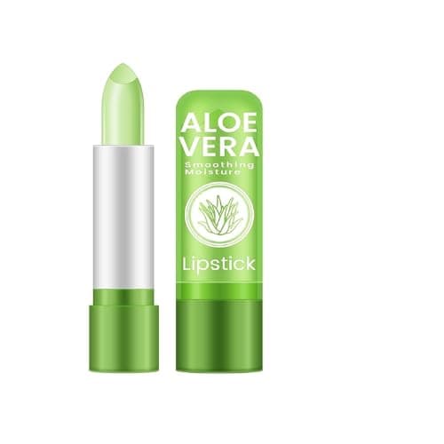 Aloe Vera Lipstick Stick, Lip Balm for Dry and Sensitive Lips, Hypoallergenic, Non-irritating