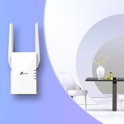 TP-Link AX1500 Wi-Fi 6 Range Extender, Up to 1500 Mbps Speed, Next-Gen Dual Band WiFi Booster, Wireless Repeater with Gigabit Port, 2 External Antennas, Easy Set-Up (RE505X) 5