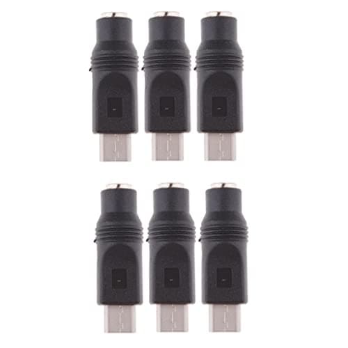 CLUB BOLLYWOOD® 6 Pieces Type-C Male to 5.5x2.1mm Female Converter for Laptop PC| Laptop & Desktop Accessories | Laptop Power Adapters/Chargers|6 Pieces Type-C Male to 5.5x2.1mm Female Converter 3